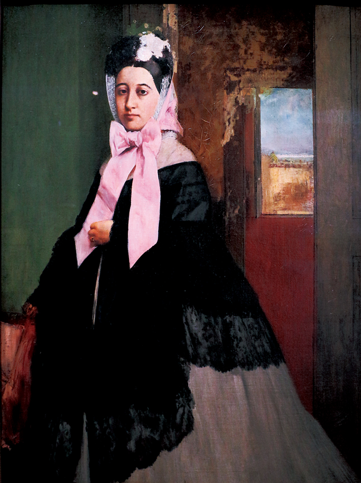  埃德加·德加 Edgar Degas——  女子肖像 (2)